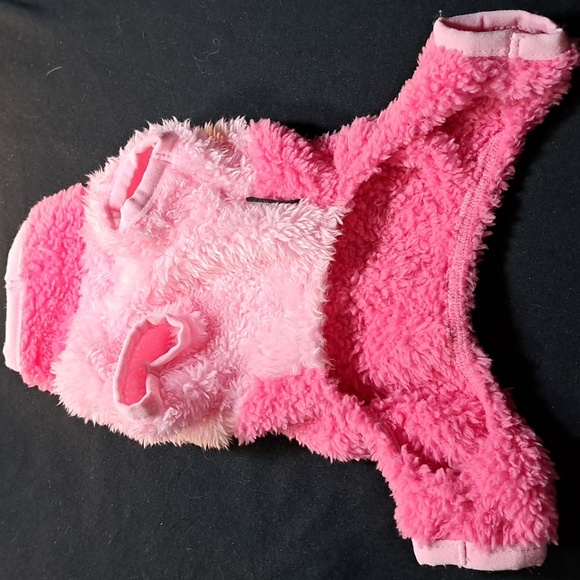Pink Fuzzy Dog Sweater - Picture 2 of 2